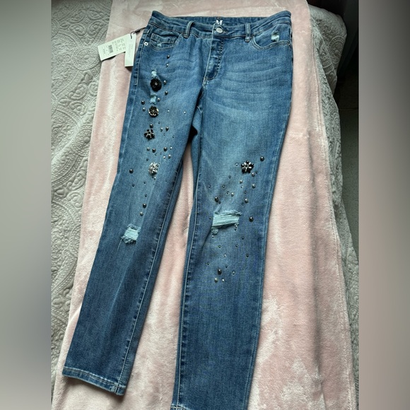 Tag on, Melanie Lyne dressy jeans sz 6 - Picture 2 of 6